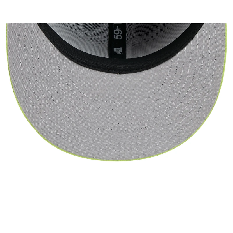 Casquette ajustée 59FIFTY pour homme New Era, thème Hot Rods, blanc et vert bowling
