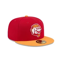 Casquette ajustée 59FIFTY pour homme New Era Red Bowling Green Hot Rods Theme Nights