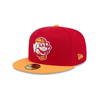 Casquette ajustée 59FIFTY pour homme New Era Red Bowling Green Hot Rods Theme Nights
