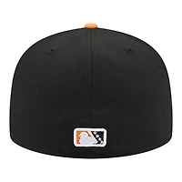 Casquette ajustée New Era 59FIFTY noire pour homme, motif Bowling Green Hot Rods Minor League Theme Nights