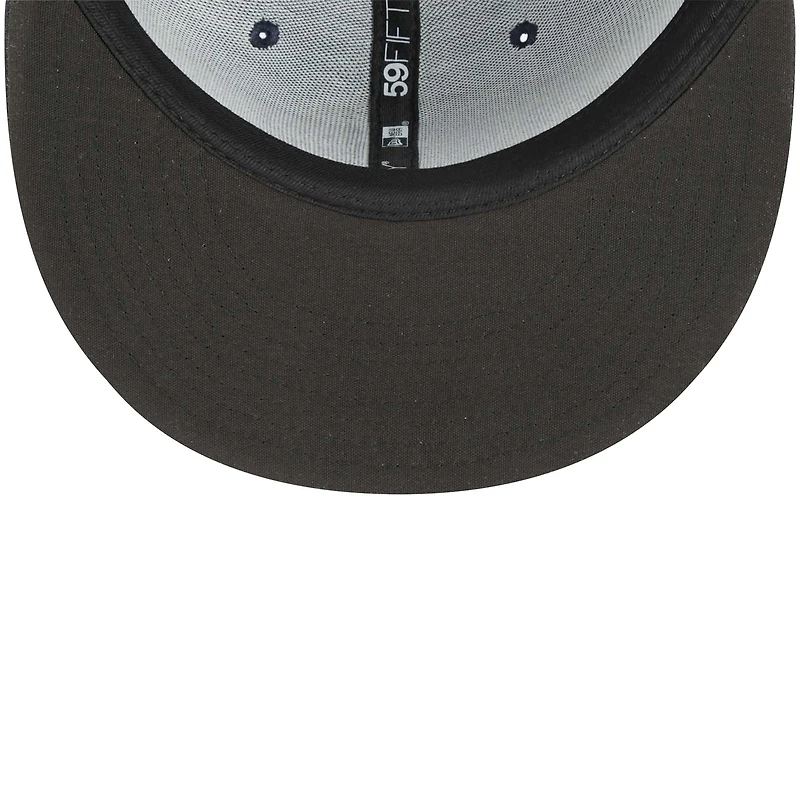 Casquette ajustée New Era bleu marine Bowling Green Hot Rods pour homme Sinkholes 59FIFTY