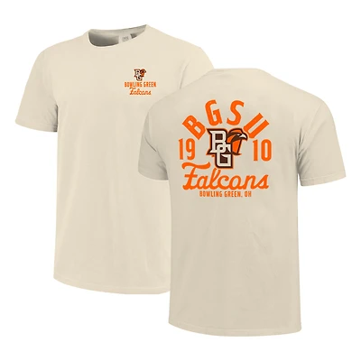 T-shirt crème Bowling Green St. Falcons Comfort Colors pour homme avec logo de la mascotte