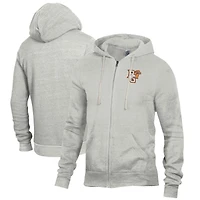 Men's Gray Bowling Green St. Falcons Rocky Full-Zip Hoodie