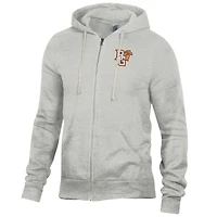 Men's Gray Bowling Green St. Falcons Rocky Full-Zip Hoodie