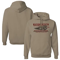 Sweat à capuche damier pour homme Sports Khaki Bowman Gray Stadium Clash Every Saturday Night