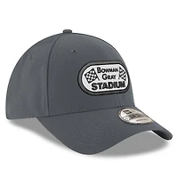 Men's New Era Charcoal Bowman Gray Stadium Clash 9FORTY Adjustable Hat