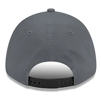 Men's New Era Charcoal Bowman Gray Stadium Clash 9FORTY Adjustable Hat