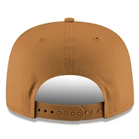 Men's New Era Khaki Bowman Gray Stadium Clash Golfer Snapback Hat