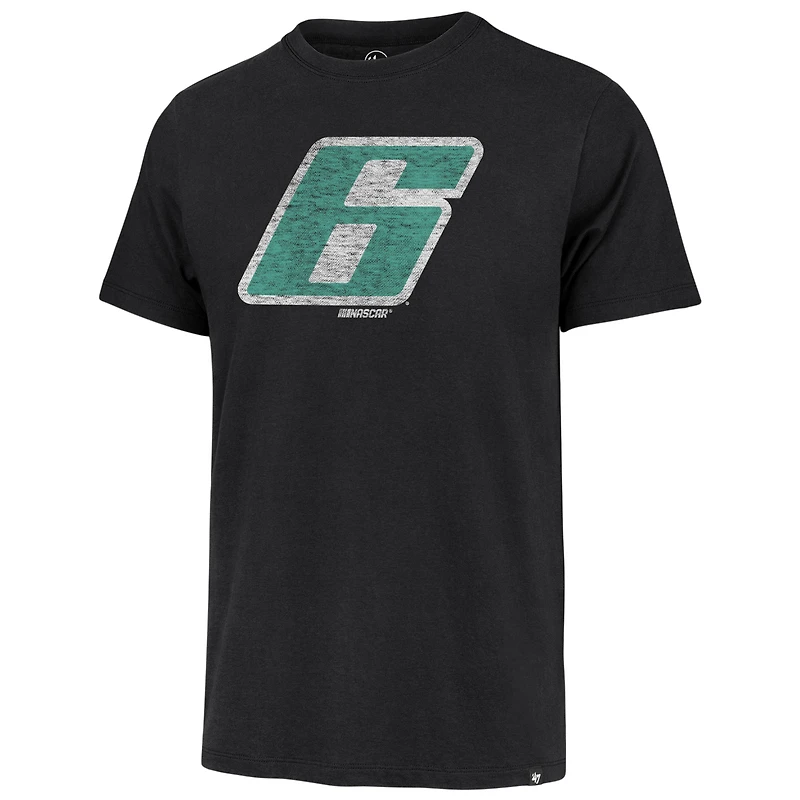Men's '47  Black Brad Keselowski Driver Number Franklin T-Shirt