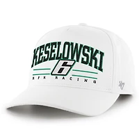 Casquette ajustable Hitch Brad Keselowski blanche '47 pour homme