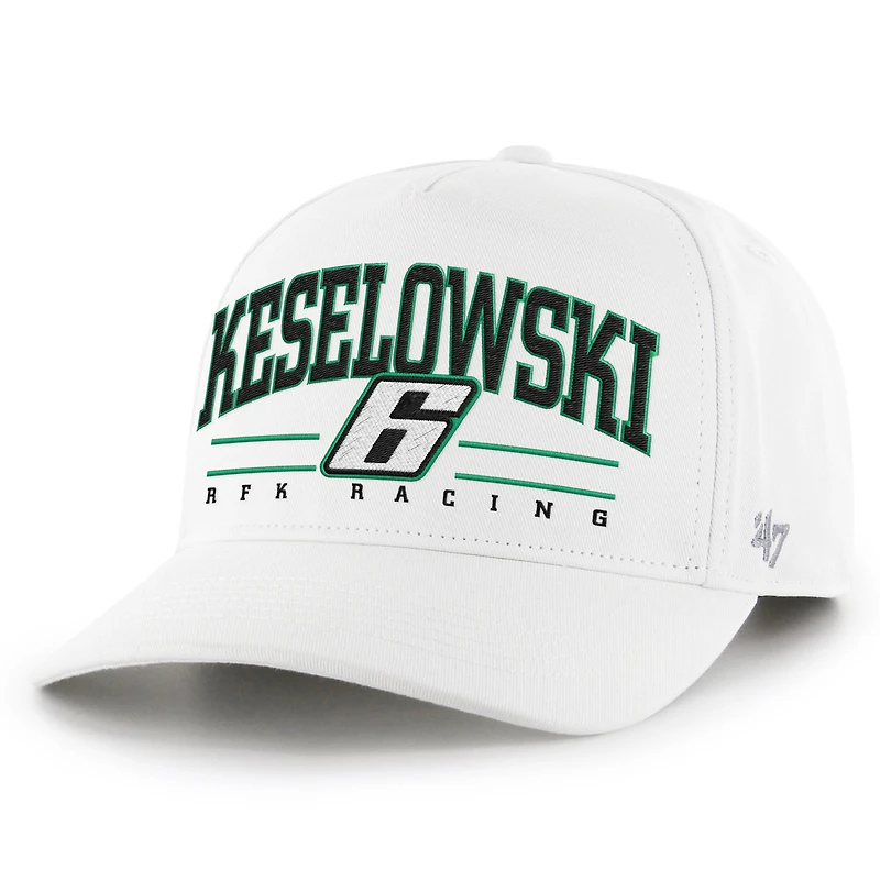 Casquette ajustable Hitch Brad Keselowski blanche '47 pour homme