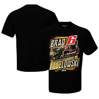 T-shirt noir pour homme Brad Keselowski Castrol Car