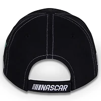 Chapeau réglable à drapeau à damier pour hommes, noir, Brad Keselowski BuildSubmarines.com
