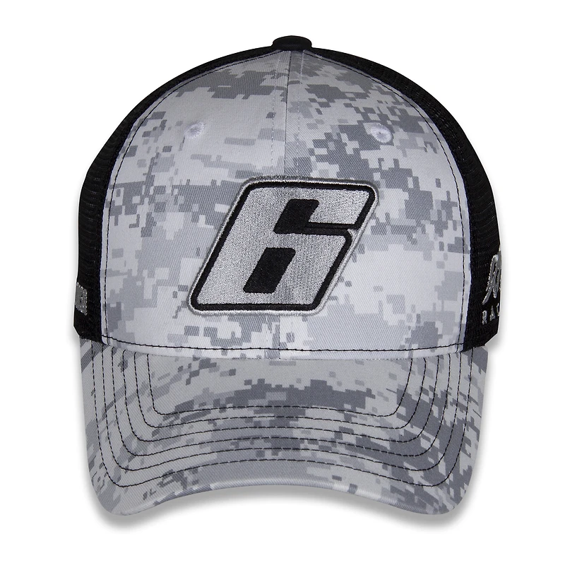 Men's Checkered Flag Sports  Camo Brad Keselowski Digital Adjustable Hat