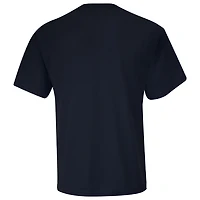Men's Checkered Flag Sports Navy Brad Keselowski Build Submarines.com Patriotic Car T-Shirt