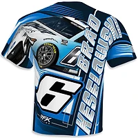 Men's Checkered Flag White Brad Keselowski Kohler Sublimated Dynamic Total Print T-Shirt