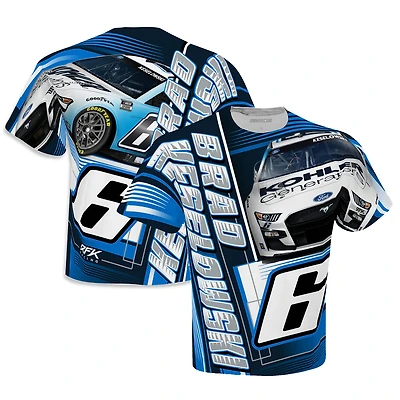 Men's Checkered Flag White Brad Keselowski Kohler Sublimated Dynamic Total Print T-Shirt