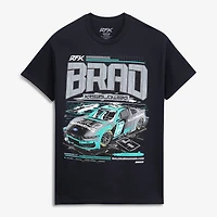 T-shirt noir classique pour homme Brad Keselowski n°6 BuildSubmarines.com