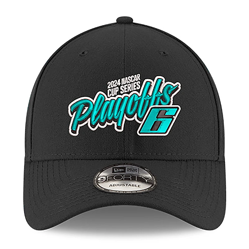 Men's New Era  Black Brad Keselowski 2024 NASCAR Chase For The Cup Playoffs 9FORTY Adjustable Hat