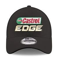 Men's New Era  Black Brad Keselowski Castrol Edge 9FORTY Sponsor Adjustable Hat