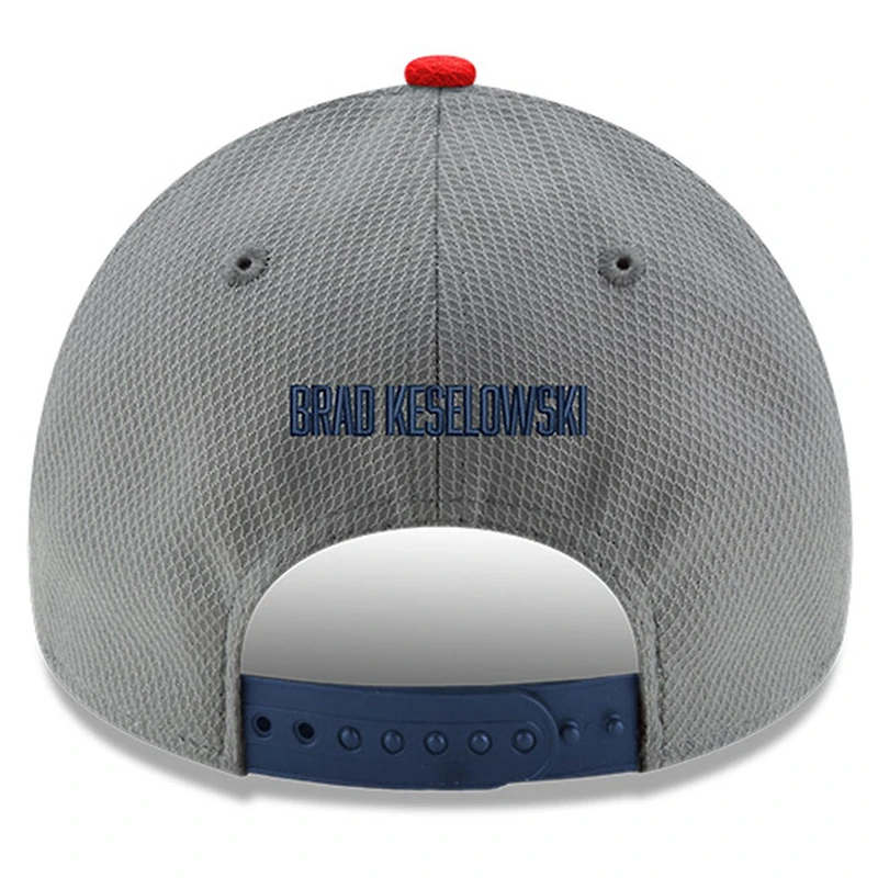 Men's New Era  Gray/Navy Brad Keselowski Salute 9FORTY Adjustable Hat