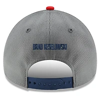 Men's New Era  Gray/Navy Brad Keselowski Salute 9FORTY Adjustable Hat