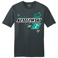 T-shirt RFK Racing anthracite pour homme Brad Keselowski #6 Lifestyle