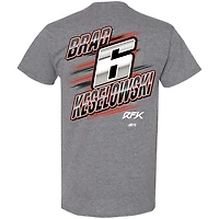 T-shirt Brad Keselowski RFK Racing gris chiné pour homme