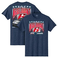 Men's RFK Racing Heather Navy Brad Keselowski BuildSubmarines.com Patriotic T-Shirt