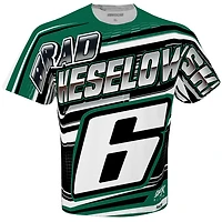 T-shirt Speedster sublimé Brad Keselowski Racing pour homme Roush Fenway blanc
