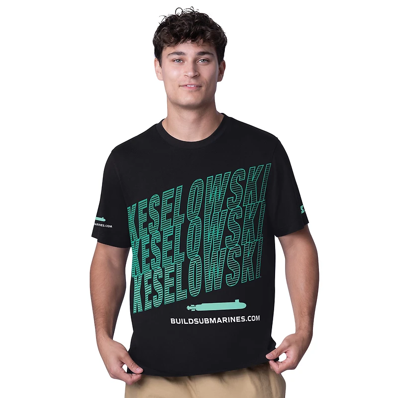 Men's Starter Black Brad Keselowski Buildsubmarines.com All Star Extreme T-Shirt