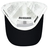 Unisex Checkered Flag Sports Black Brad Keselowski BuildSubmarines.com Sponsor Trucker Adjustable Hat