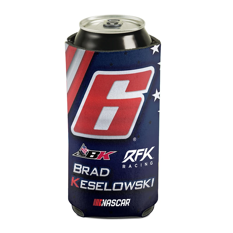 Refroidisseur de canettes WinCraft NASCAR Brad Keselowski 473 ml