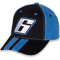 Casquette RFK Racing Brad Keselowski Big Number réglable noir/bleu clair pour jeune
