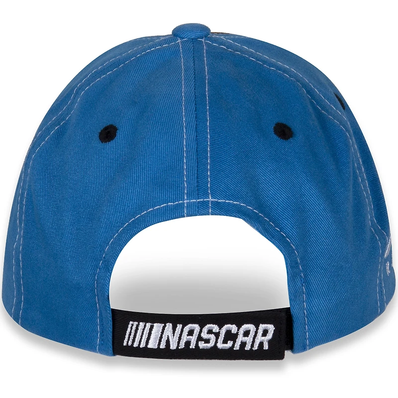 Casquette RFK Racing Brad Keselowski Big Number réglable noir/bleu clair pour jeune