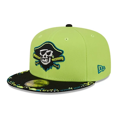 Men's New Era Green/Black Bradenton Marauders 2026 Copa De La Diversion 59FIFTY Fitted Hat