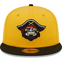 Casquette ajustée 59FIFTY Bradenton Marauders Authentic Collection pour homme New Era jaune