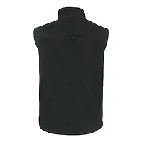 Men's Cutter & Buck  Black Bradley Braves Charter Eco Recycled Full-Zip Vest
