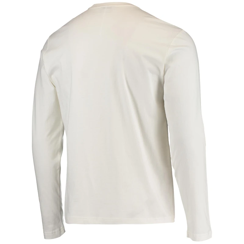 Men's BRADY White Varsity Long Sleeve T-Shirt