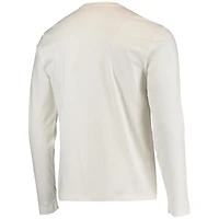 Men's BRADY White Varsity Long Sleeve T-Shirt