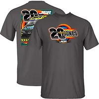 Men's Joe Gibbs Racing Team Collection  Charcoal Brandon Jones Menards Car T-Shirt