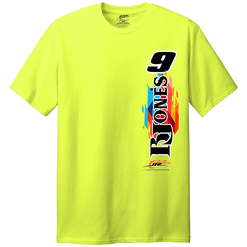 T-shirt jaune Brandon Jones Menards/Dawn Car de la collection Joe Gibbs Racing Team pour hommes