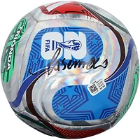 Ballon de football d'entraînement en aluminium autographié par Casemiro, équipe nationale du Brésil, pour la Coupe du Monde de la FIFA 2026