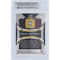 Gabriel Martinelli Brazil National Team Autographed 2022 Panini Prizm World Cup #29 Beckett Fanatics Witnessed Authenticated Rookie Card
