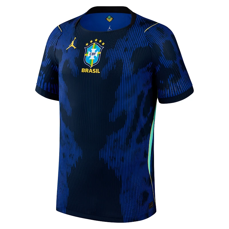 Men's Jordan Brand Blue Brazil National Team 2026 Away Match Authentic Jersey