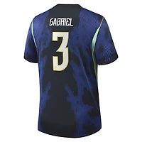 Men's Jordan Brand Gabriel Magalhães Blue Brazil National Team 2026 Away Stadium Replica Jersey