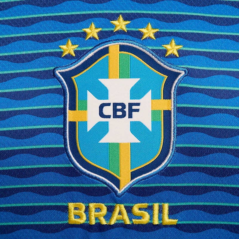 Men's Nike Blue Brazil National Team 2024 Away Replica Jersey