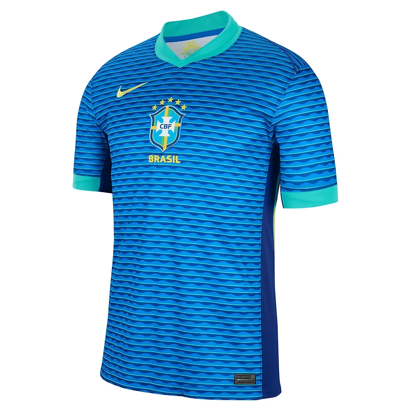Maillot Nike bleu pour homme de l'équipe nationale du Brésil 2024 - Réplique stade extérieur