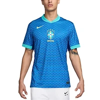 Maillot Nike bleu pour homme de l'équipe nationale du Brésil 2024 - Réplique stade extérieur