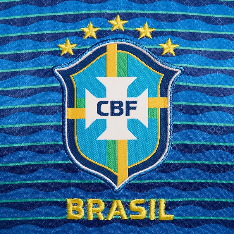 Maillot Nike bleu pour homme de l'équipe nationale du Brésil 2024 - Réplique stade extérieur